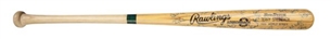 1989 Team Signed Oakland Athletics (WS Champions) Terry Steinbach Game Issued World Series Bat (33 Signatures)